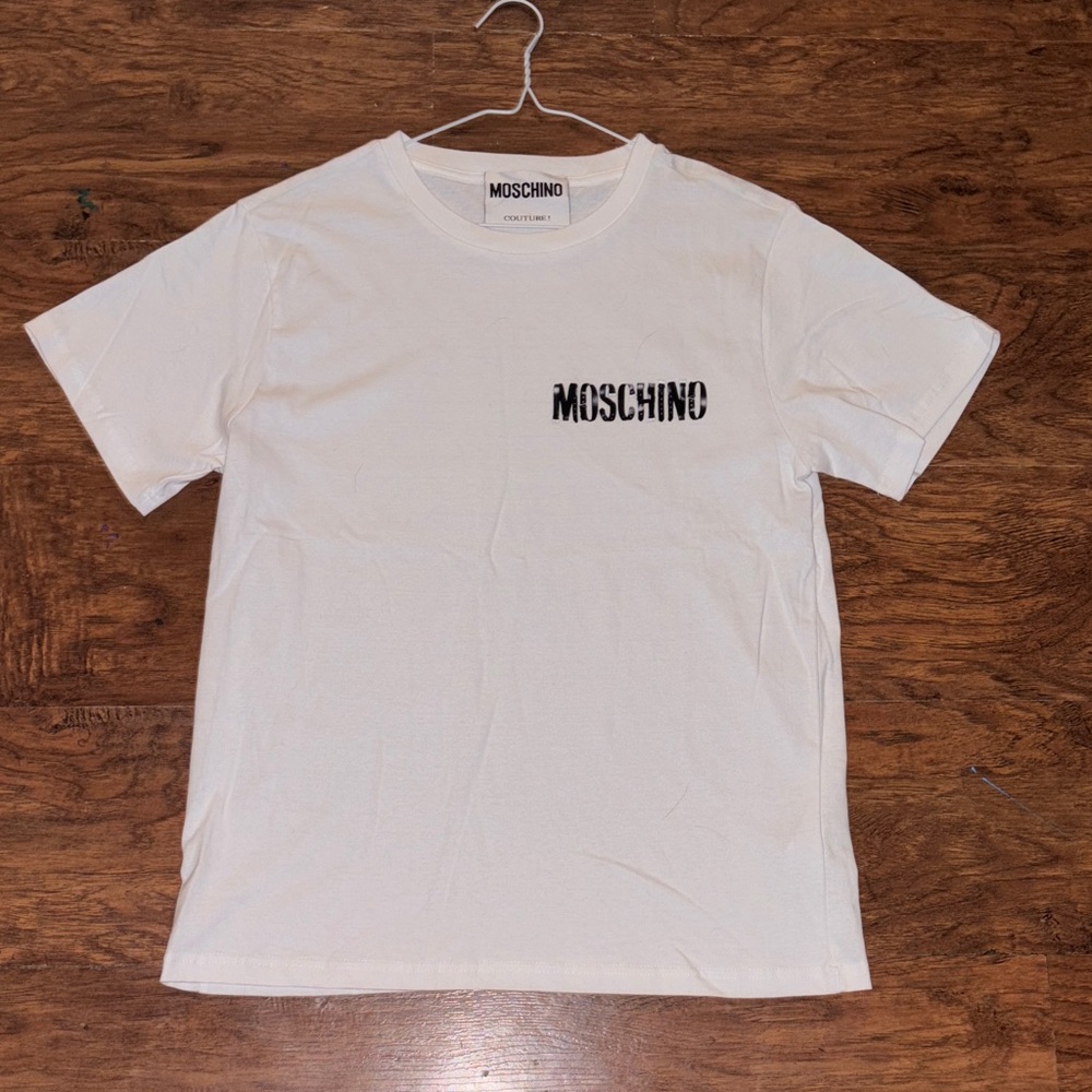 Moschino Men’s Large White T-Shirt